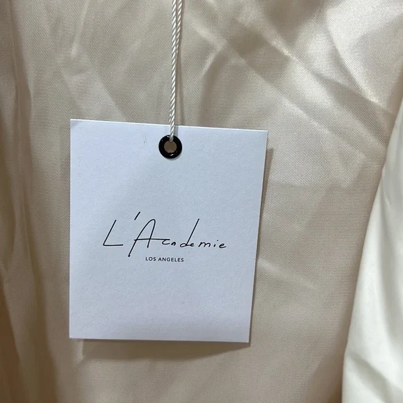 L'Academie Marlon Puffer Coat in Ivory